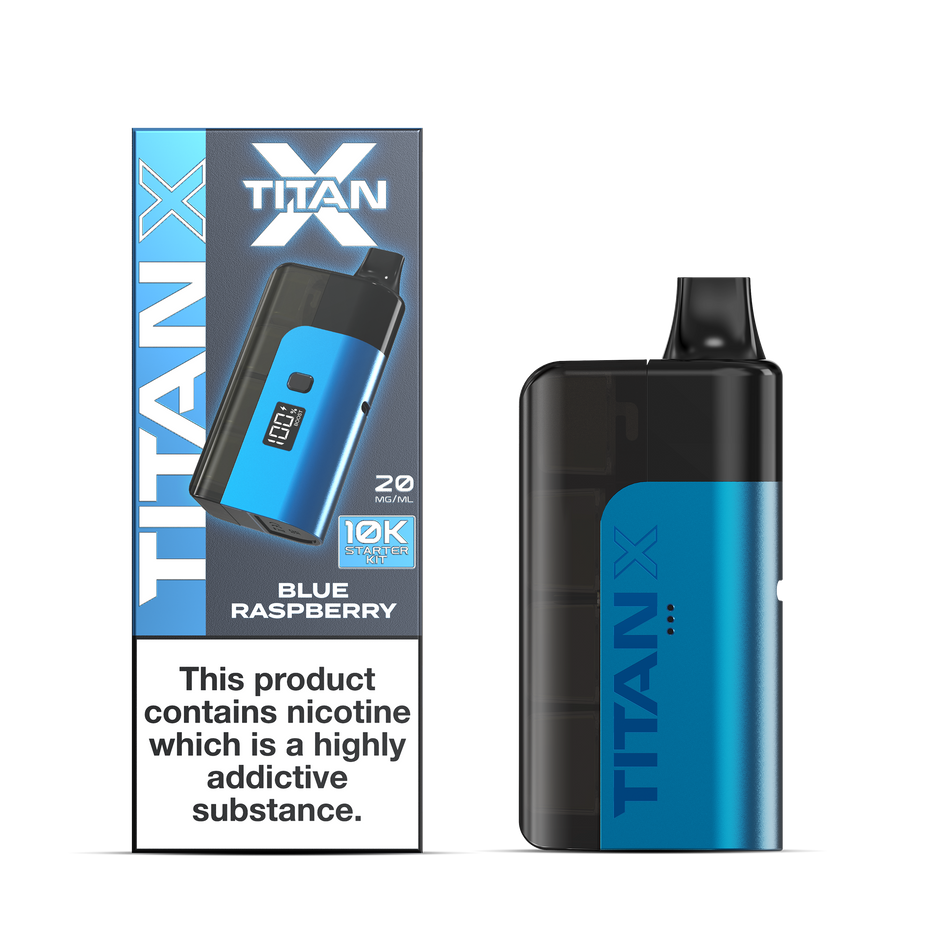 Brandon X Blue Raspberry Titan 10K – Titan Vape